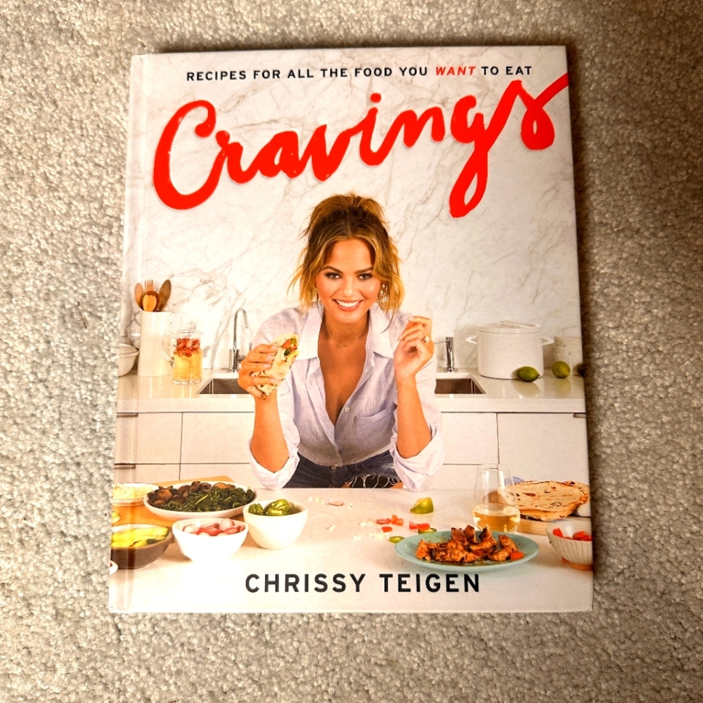 Cravings Cookbook by Chrissy Teigen - White Cover